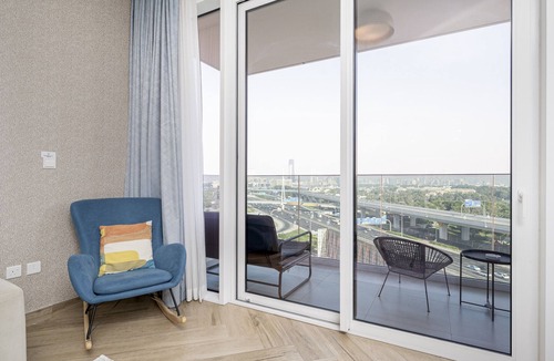 Bur Dubai Apartment | Contemporary 1BR in Al Kifaf Residences West, Bur Dubai by Deluxe Holiday Homes