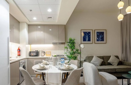 Nad Al Sheba Apartment | Cozy 1 Bed Apt in Azizi Riviera Dubai-Capital Stay