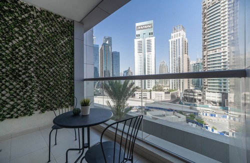 Dubai Marina Apartment | Cute Studio With Balcony, 5-min To The Beach