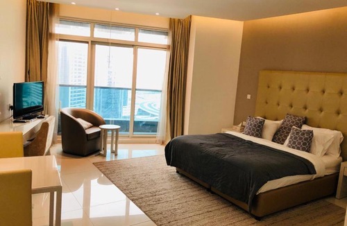 Downtown Dubai Apartment | Damac Voleo , stunning canal view Studio apartment , High floor