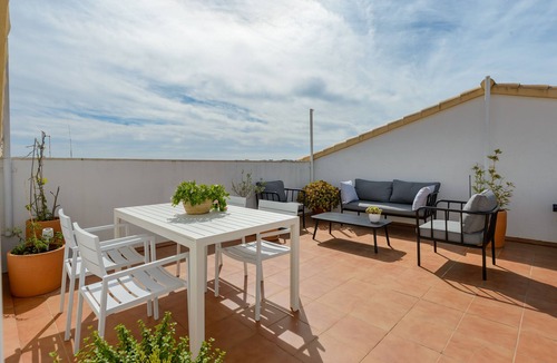 La Savina Apartment | 'Edificio Can Sord Apartment Nº 2' with Sea View, Terrace & Wi-Fi