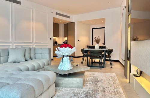 Business Bay Apartment | Elegant 2BR Apt in Business Bay w/Huge Balcony