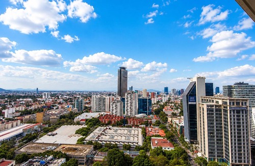 Anahuac Apartment | FIFA World Cup Modern Hi-Rise with Indoor Pool & Hot Tub