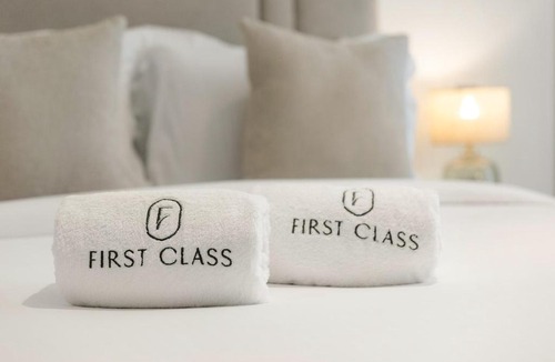 Mina Al Arab Apartment | FIRST CLASS StudioLuxury Beach View Bliss