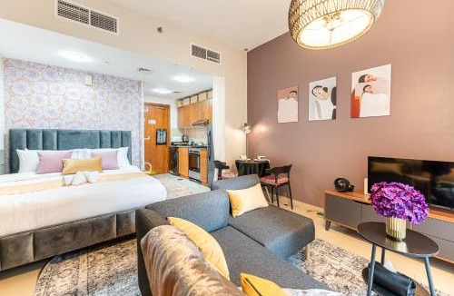 Dubai Production City Apartment | HAVN - Studio in Lakeside IMPZ Near Meaisem Center