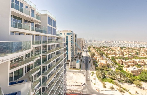 Dubai Apartment | High-Floor Studio with Community View and High-End Amenities, Gemz by Danube, Al Furjan