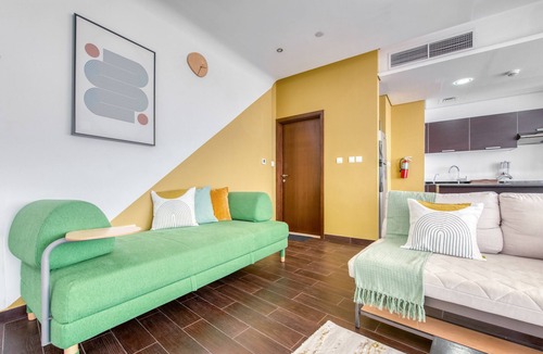 Dubai Sports City Apartment | Homely 1BR at The Matrix Dubai Sports City by Deluxe Holiday Homes
