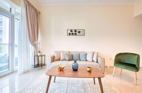Dubai Apartment | Lake.City above the metro with fabulous view