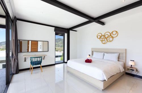 Ban Saiyuan Villa | Loft Style 4BR Villa Sunset Garden 4 with 12m Salt Water Pool, near NaiHarn