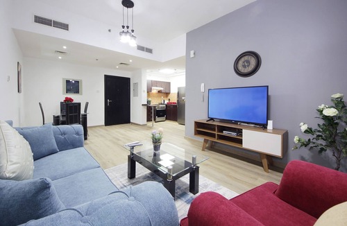 Al Barsha Apartment | LOVELY FULLY FURNISHED 1BR WITH POOL VIEW IN JVC