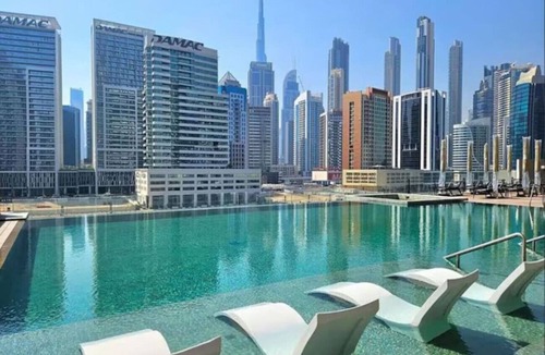 Business Bay Apartment | Luxe 2 Bedroom with Burj Khalifa and Canal Views