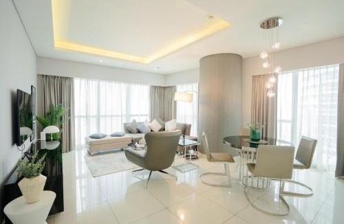 Business Bay Apartment | Luxe 2BR Haven with Spectacular Burj Khalifa & Dubai Frame Views By ĀYA Boutique