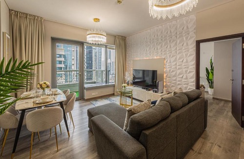 Downtown Dubai Apartment | Luxury 2BR Burj Khalifa Fountain View with Pool, Gym, and Near Dubai Mall