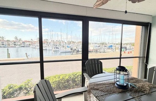 Burnt Store Marina Condo | Luxury Waterfront Escape | Love the Marina View!