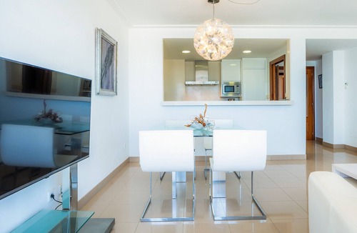 Can Picafort Apartment | Minimal Apartment Ref 9000 with Sea View, Balcony, Wi-Fi and Air Conditioning