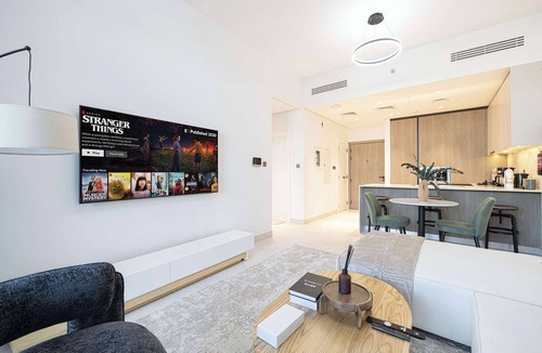 Al Barsha Apartment | Modern 1-Bedroom Apartment With Padel Court Access