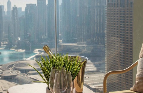 Za'abeel 2 Apartment | Modern 2BR with full Burj Khalifa & Fountain Views