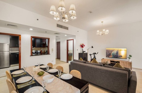 Jumeirah Beach Residence Condo | ‏Modern, beach front 2 BR, in Best Location