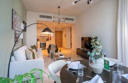 Old Dubai Apartment | New 1BR in Creek Island with Balcony, Pool & Gym