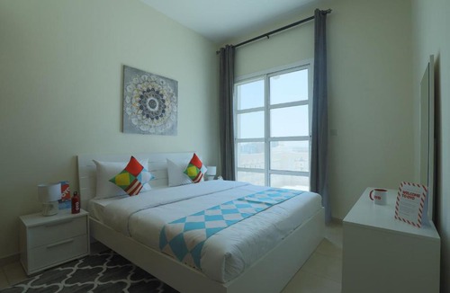 Dubai Production City Apartment | OYO 318 Home Qasr Sabah 3
