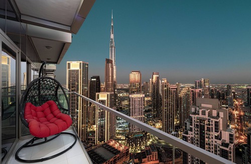 Downtown Dubai Apartment | Panoramic Burj view, Infinity pool, Luxury 2 Bedroom