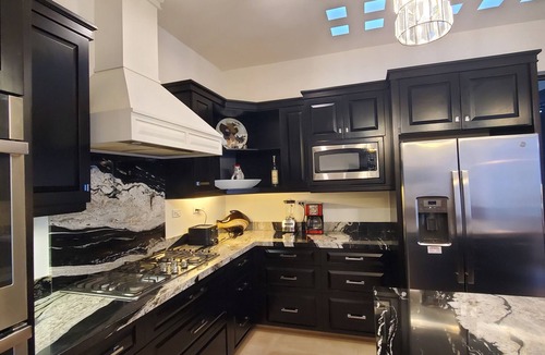 Rosarito Condo | Pristine 3-bed, 3.5-bath villa with mountain, golf course, sea views & hot tub