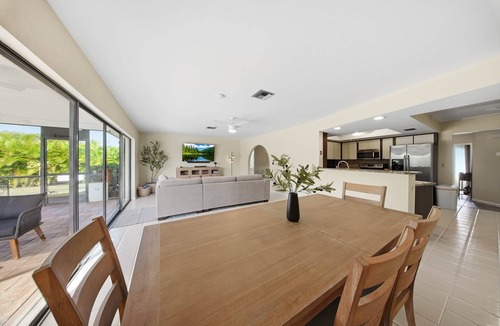 Palm River Estates House | Private Heated Pool North Naples Home Near Beach