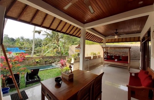 Penestanan Villa | Private One BD with Pool Overlooking to Rice Fields By Hidden Point Villa