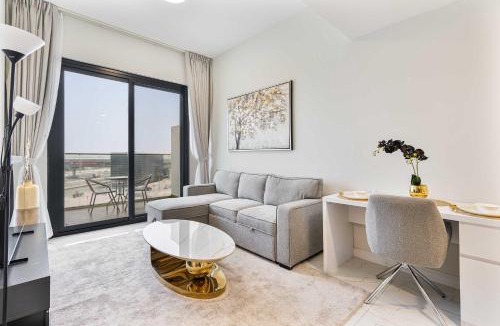 Jebel Ali Apartment | PVH - Modern 1BR Near Metro - Alexis Tower