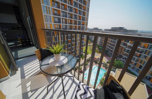 Dubai Production City Apartment | Resort-Style Awesome 1 BHK Smart Home
