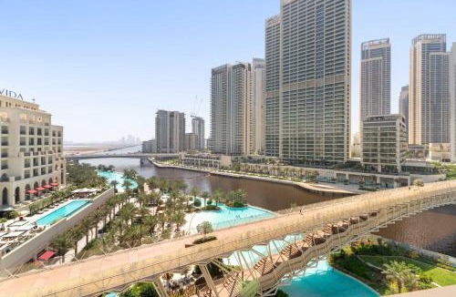Dubai Apartment | Silkhaus Chic 1BR in Creek Beach Grove with Pool view