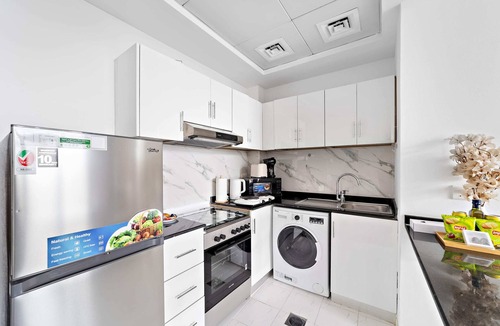 Dubai Apartment | Silkhaus Studio in Silicon Oasis | City View