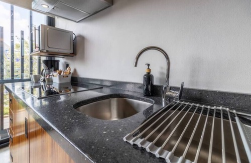 Reforma Apartment | Studio apt AC Rooftop views Business C