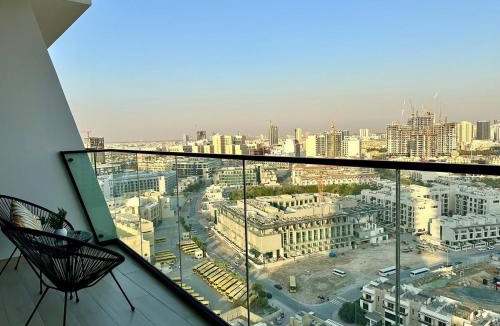 Jumeirah Village Circle Apartment | Stylish 1BR Apartment with Balcony & Cityscape Views in Binghatti Heights