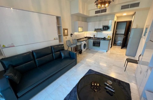 Business Bay Apartment | Super cozy and clean studio for you with Burj Khalifa view