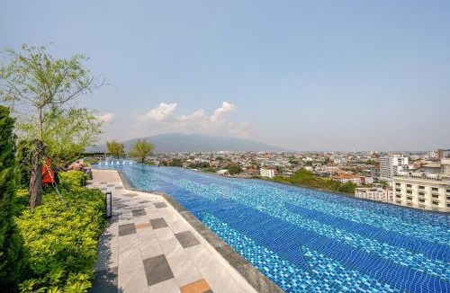 Chang Khlan Apartment | The Astra Sky River 1419 - Super Deluxe 1BR City View Rooftop Infinity Pool