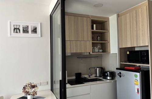 Bang Tao Condo | Tranquil 1-bedroom condo with AC in charming Cherngtalay Thalang