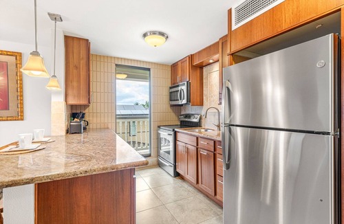 Historic Lahaina Front Street Apartment | Tranquil 1BD with Ocean & Mountain Views