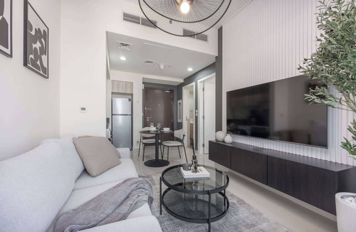 Dubai Sports City Apartment | Tranquil 1BR Hideaway in Damac Hills!