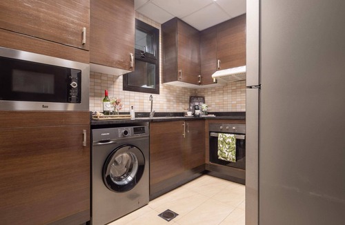 Jadaf Apartment | Tranquil 2BR Maid's Room w Partial Canal Views