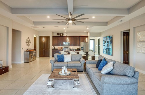 Trafalgar House | Tranquil Waterfront Home w/Pool in Cape Coral!