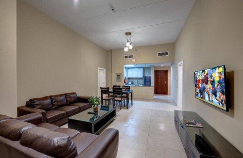 Dubai Investment Park Hotel | Two Bedroom Apartment Near Dunes Village Dip By Luxury Bookings