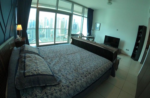 Jumeirah Lake Towers House | Upgraded studio Next to Metro with Balcony