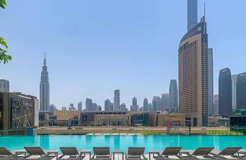 Za'abeel 2 Apartment | Upscale 2BR w Burj Khalifa Views in Downtown