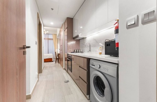 Nad Al Sheba Apartment | Urban Luxe Studio in Dubai