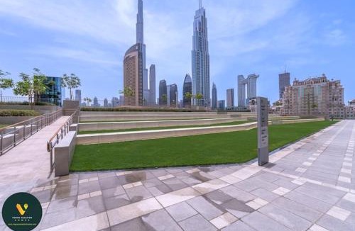 Jebel Ali Apartment | VOGUE DOWNTOWN VIEWS II Luxurious One Bedroom Apartment with Balcony and full Amenities, Opposite Dubai Mall Skybridge, Walkable to Burj Khalifa