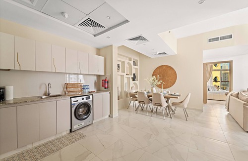 Business Bay Apartment | Waterfront + Burj Views + Aesthetic + Pool & Gym
