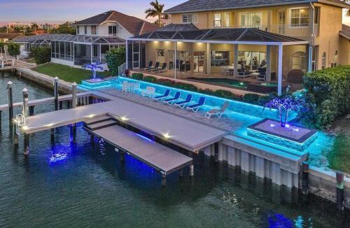 Marco Island House | Waterfront home with pool, spa and 2nd floor balcony