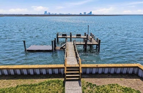Brigantine House | Waterfront Views & Boat Dock, Spacious Home on Bay
