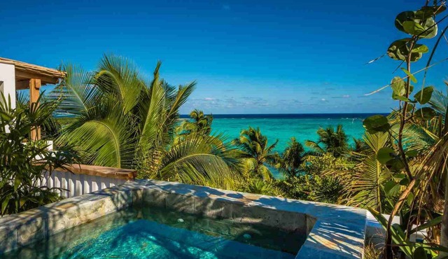 BeachFront front vacation rental Riviera Maya - Mexico